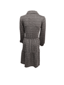 Black and White Collared Gingham Mini Dress - Clove & Ivy