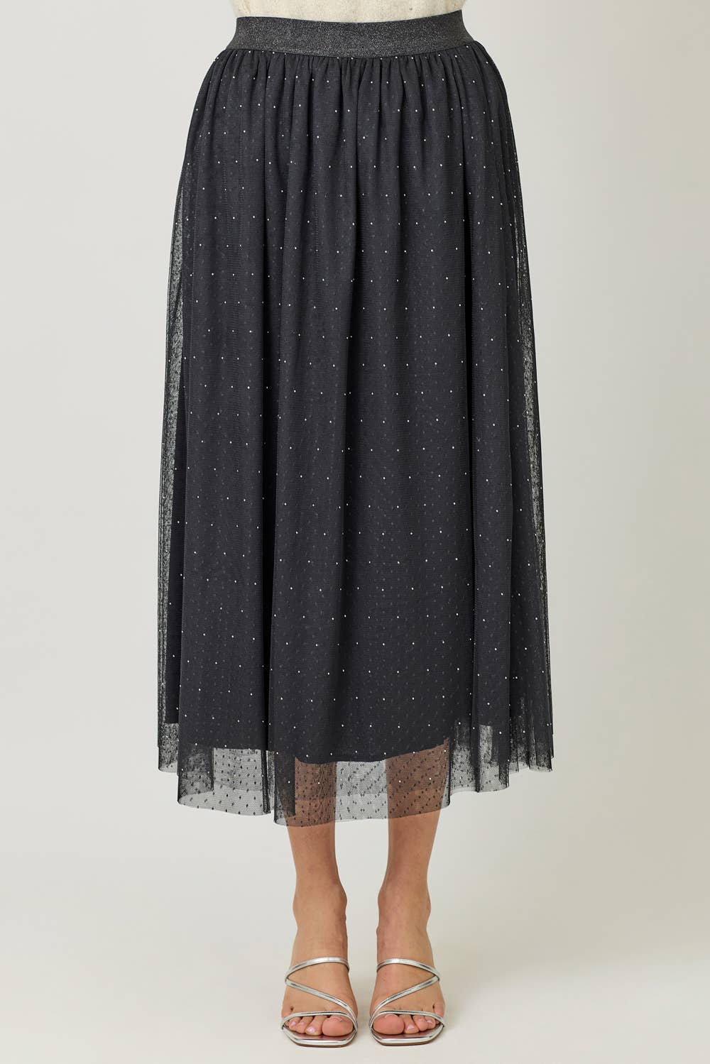 Black Sparklet Tulle Skirt