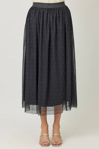 Black Sparklet Tulle Skirt - Clove & Ivy