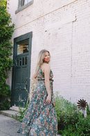 Autumn Floral Halter Neck Maxi Dress - Clove & Ivy