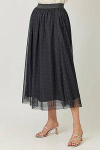 Black Sparklet Tulle Skirt - Clove & Ivy