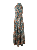 Autumn Floral Halter Neck Maxi Dress - Clove & Ivy