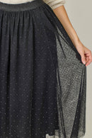 Black Sparklet Tulle Skirt - Clove & Ivy