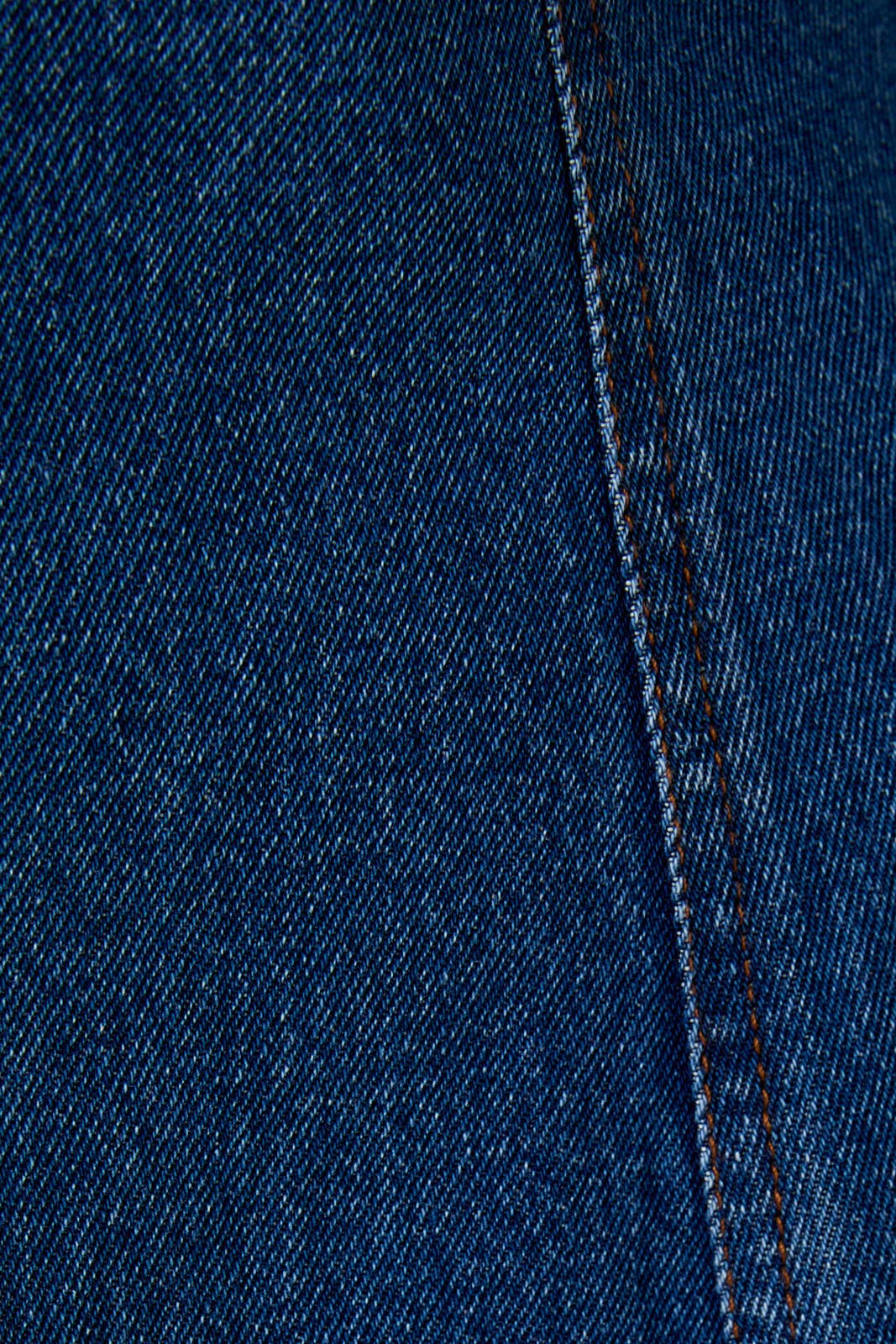 Long Sleeve Fit and Flare Denim Mini Dress - Clove & Ivy