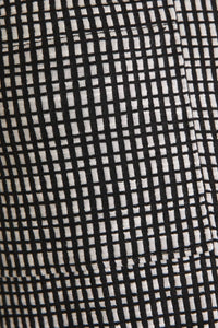 Black and White Collared Gingham Mini Dress - Clove & Ivy