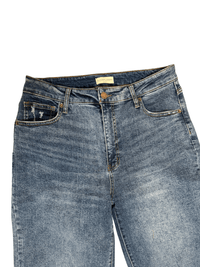 Aberdeen Ankle Crop High Rise Jean, Vintage Worn - Clove & Ivy