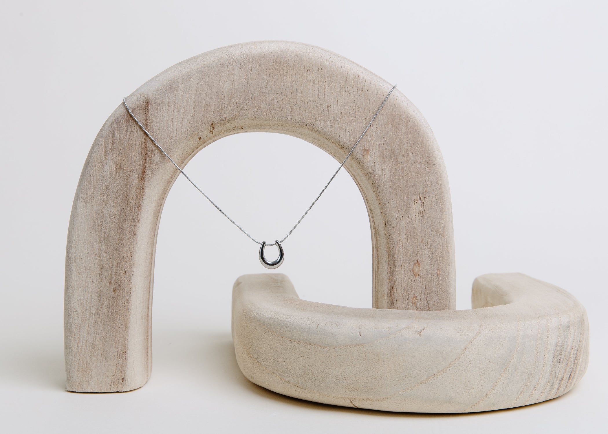 Silver Hold Your Horses Necklace