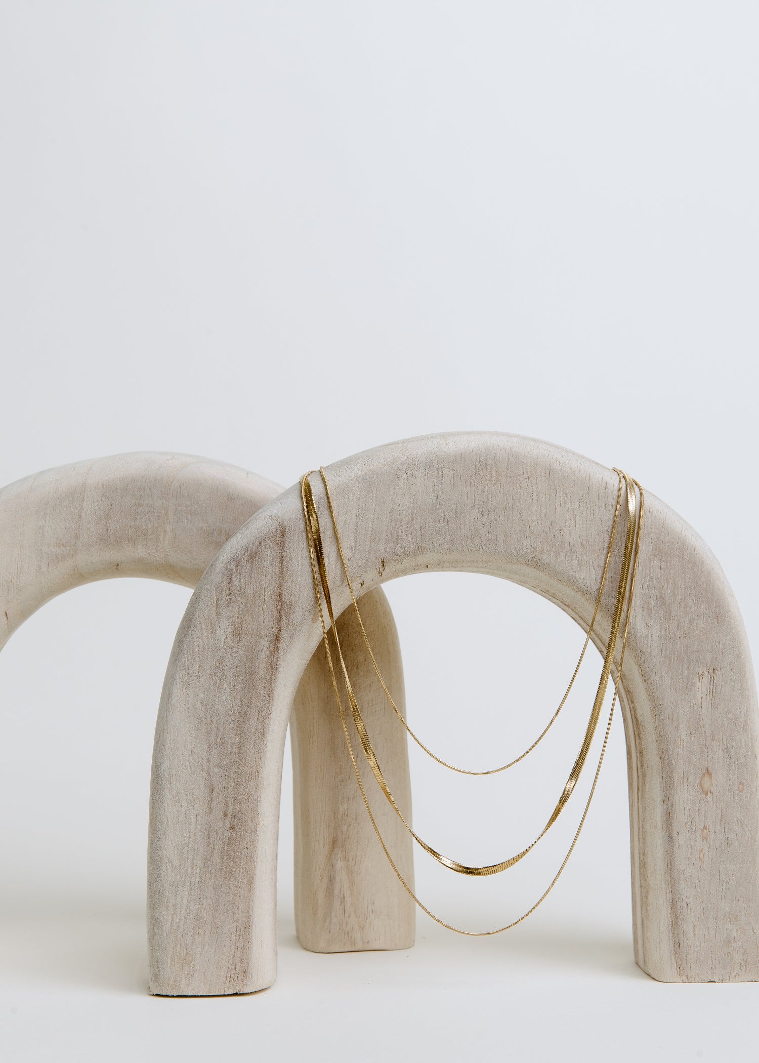 Layered Chain Necklace – Addie Gold Necklace Set