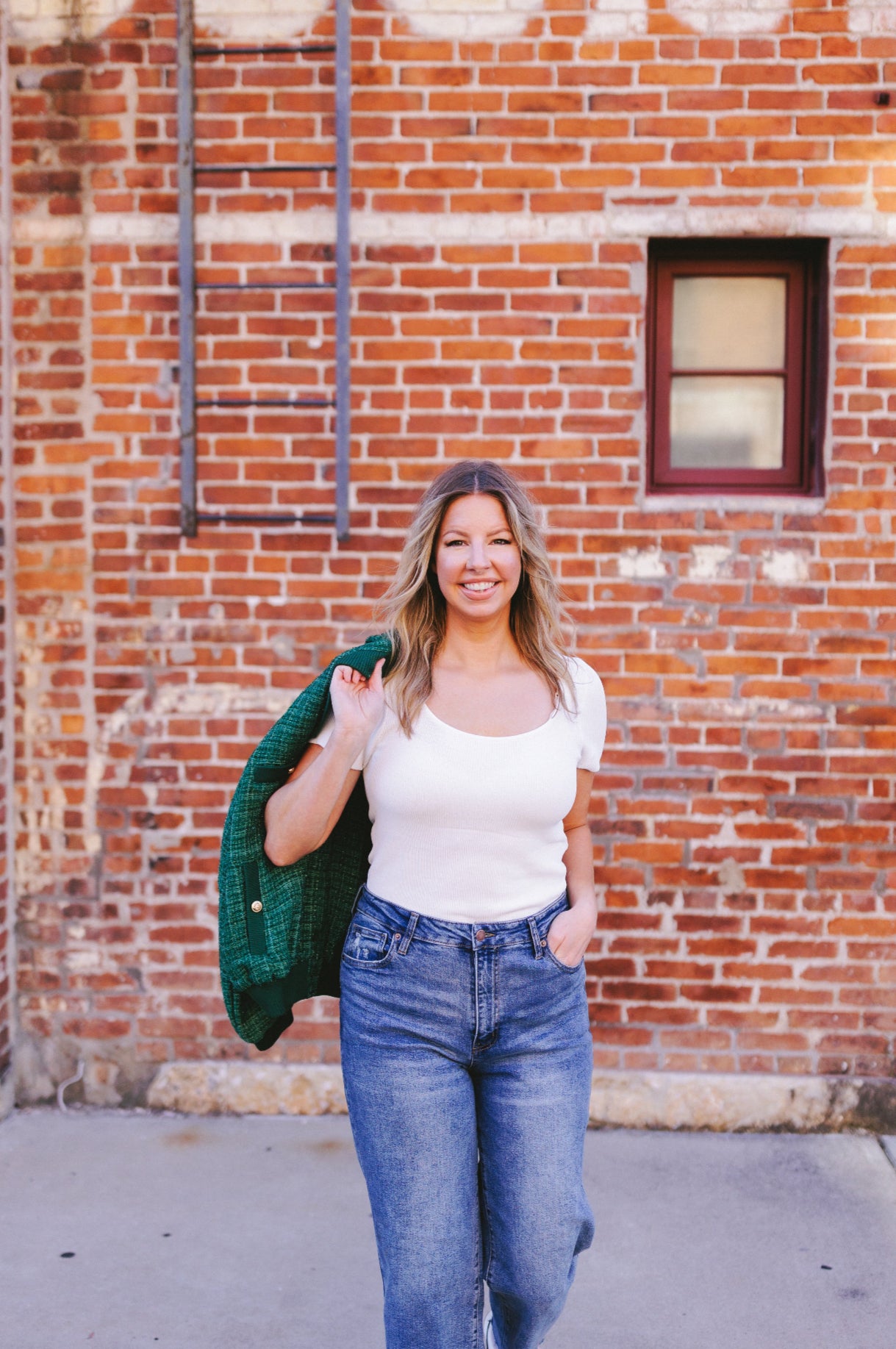 Solid Knit Off White Short Sleeve Bodysuit
