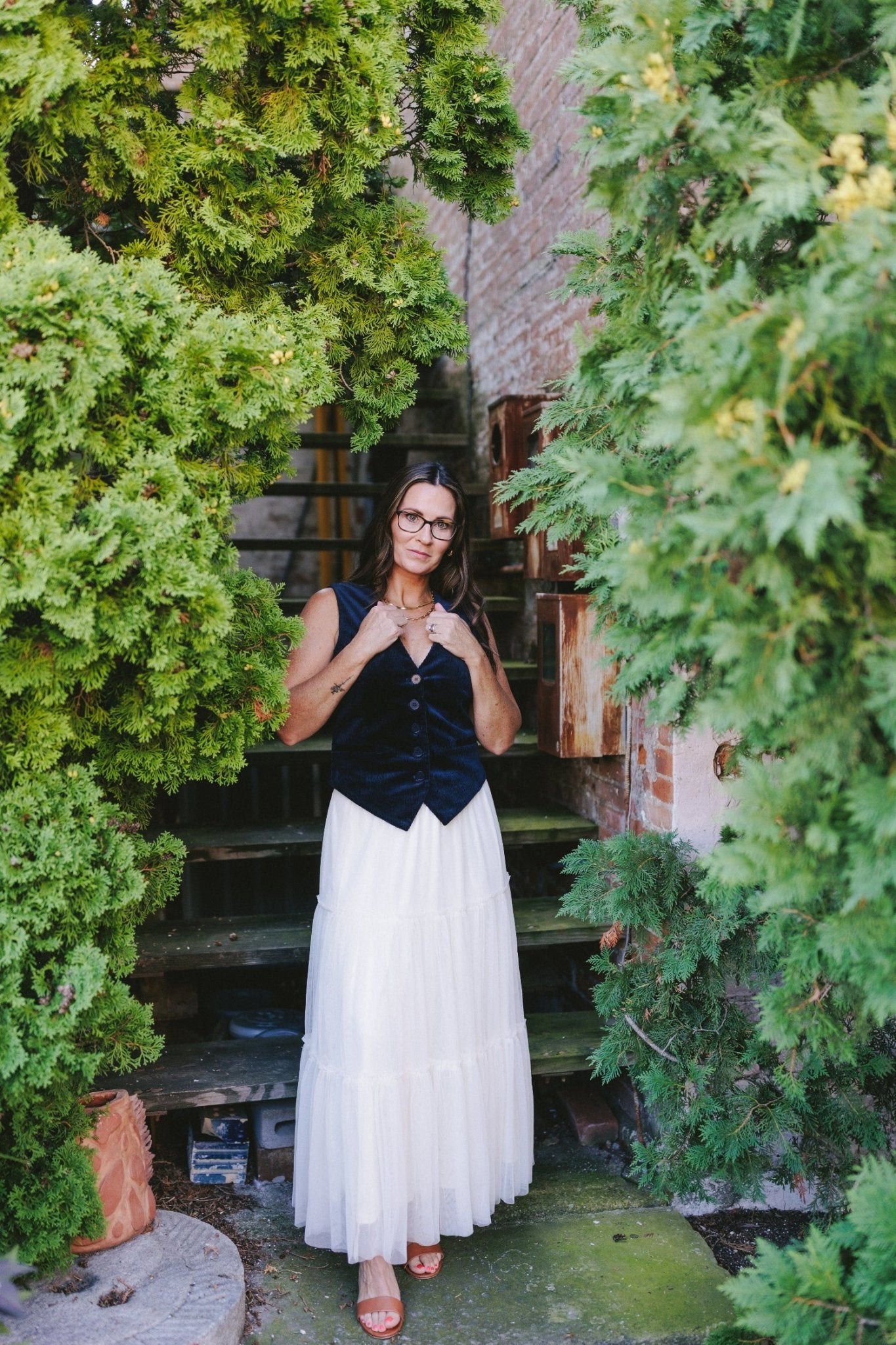 Tiered Ivory Daydream Maxi Skirt