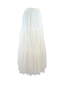 Tiered Ivory Daydream Maxi Skirt - Clove & Ivy