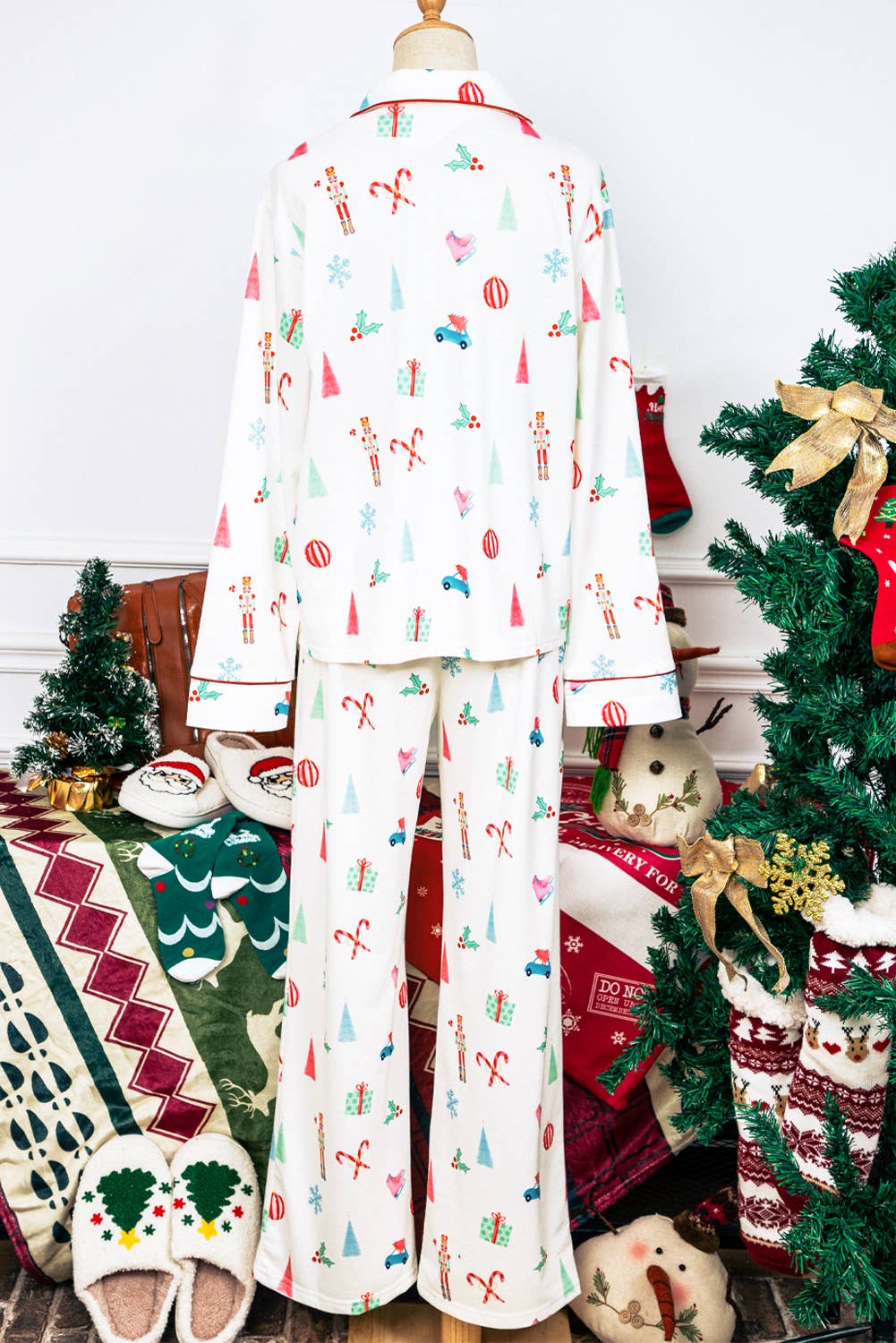 CHRISTMAS LONG SLEEVE 2 PC PAJAMA SET